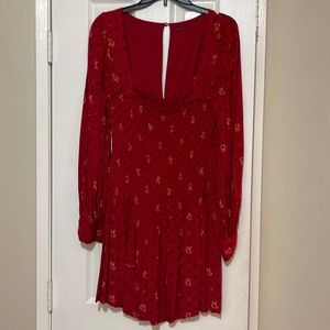 Free people mini dress size m